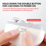 Wireless Nail Clipper 2 in1 Grinding and Polish