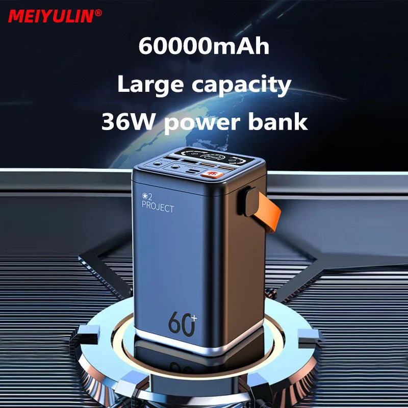 Portable Power Bank Station 60000mAh PD65W Fast Charge