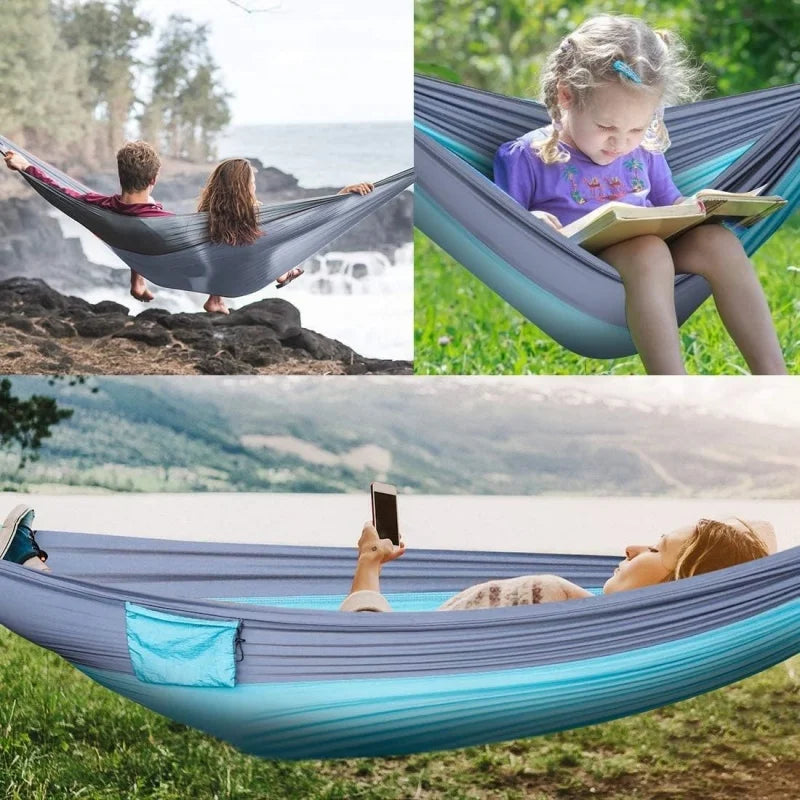 Portable Camping Hammocks for Outdoor Travel Backyard Hiking