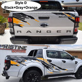 Car Stickers Pickup Side Body Decor Decals For Ford RANGER Raptor F150 Truck Graphics Vinyl Cover Auto Exterior Accessories