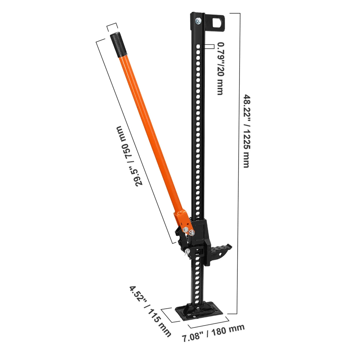 VEVOR High Lift Farm Jack 48"60" Utility Farm