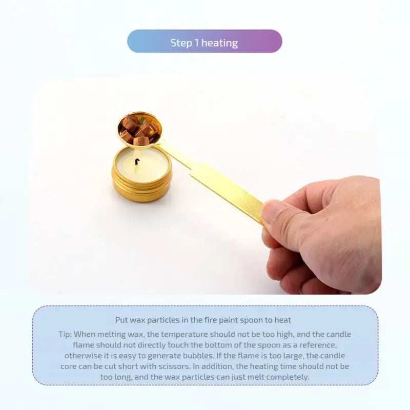 Wood Stove Seal Spoon Decoration Gift DIY Craft