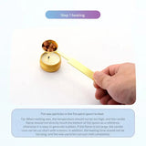 Wood Stove Seal Spoon Decoration Gift DIY Craft