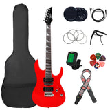 6 Strings 24 Frets Electric Guitar Maple Body