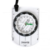 Outdoor Camping Hiking Transparent Plastic Compass Compass Proportional