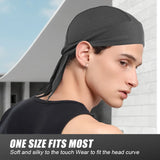 Durag Du-Rag Headwear Head Wrap Skull Cap Doo
