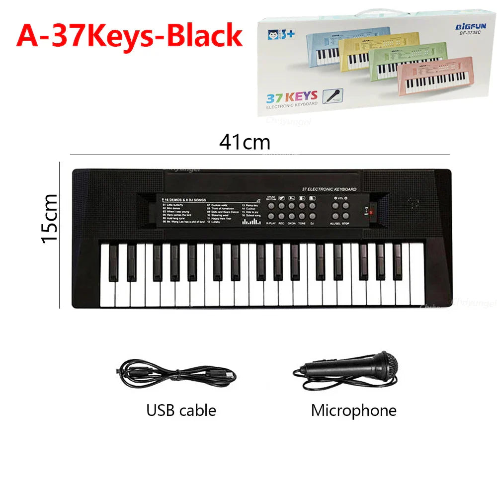 37 Keys Kids Electronic Piano Organ keyboard with