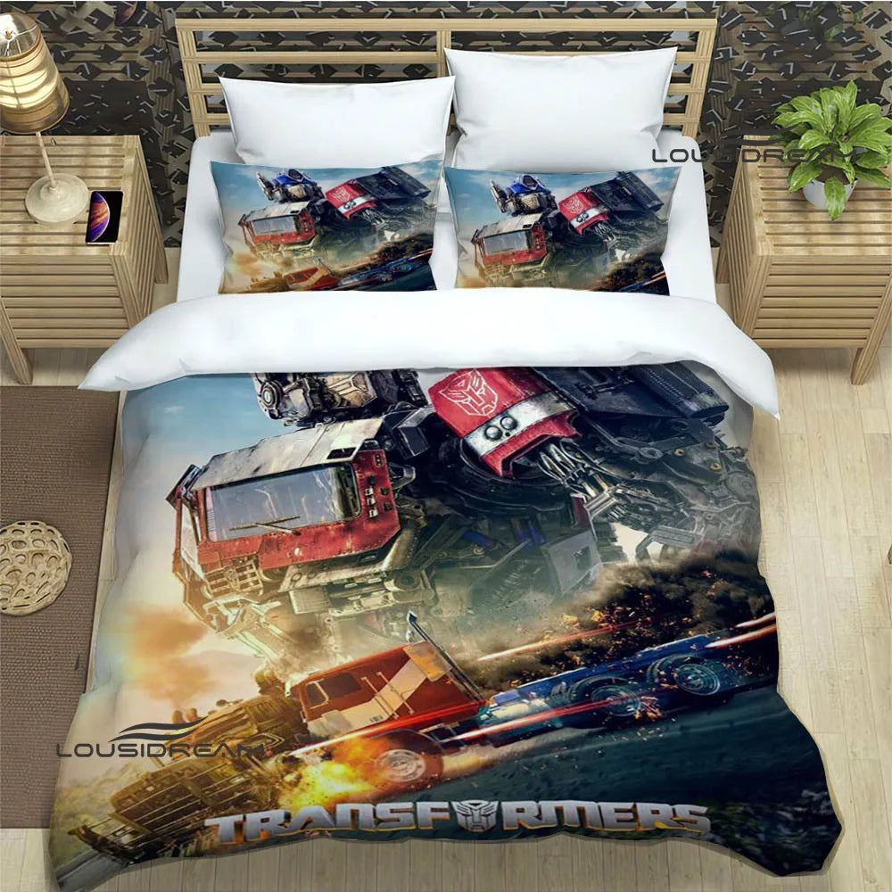 T-Transformers Cartoon Bedding Sets exquisite bed supplies set