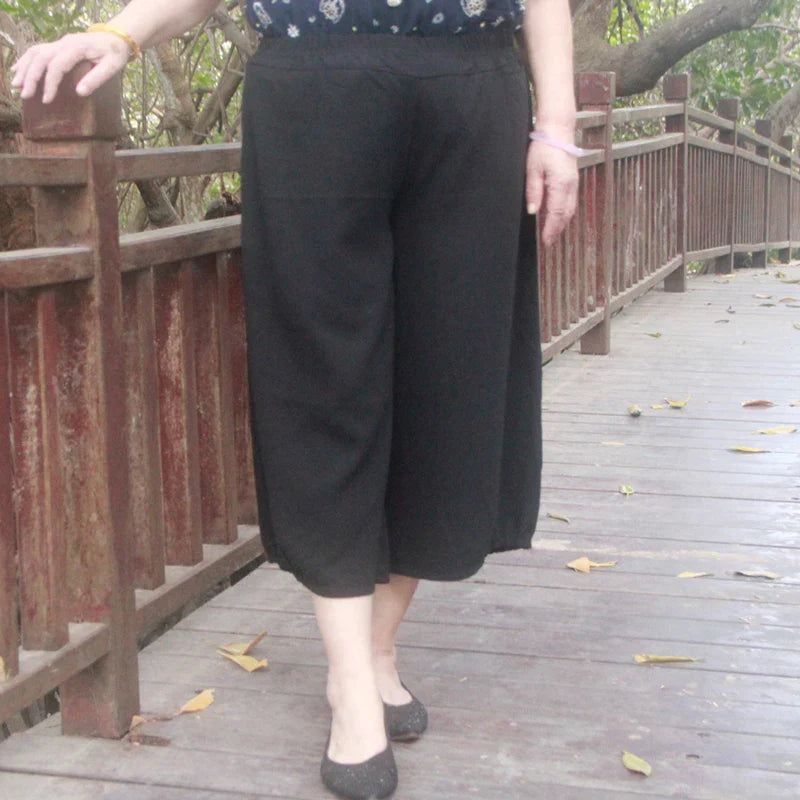 palazzo pants for women plus size capris wide