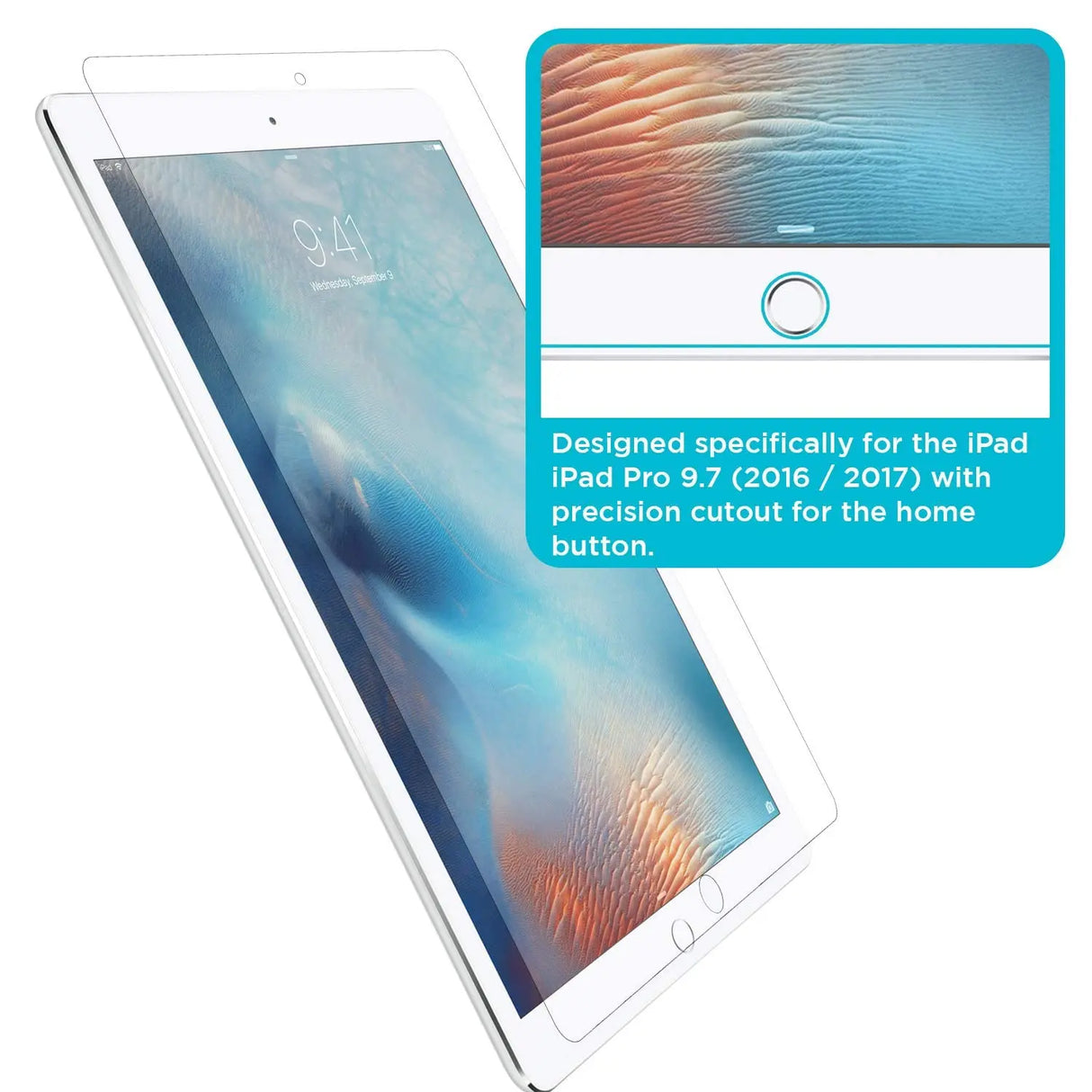 Tempered Glass Screen Protector for Apple iPad Pro - Anti-Scratch Film