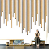 custom papel de parede 3D Wood grain Wall