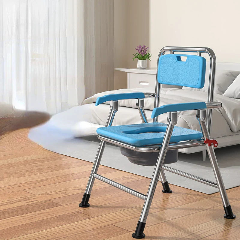 Non-Slip Stable Elderly Toilet Chair - Easy Installation