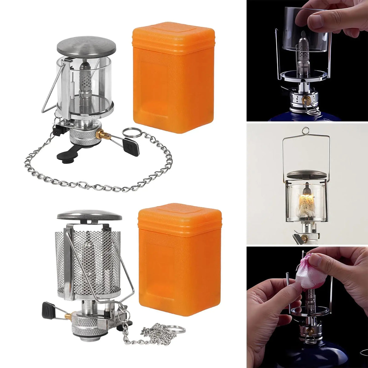 Compact Gas Lantern Compact Torch Camping Lights for