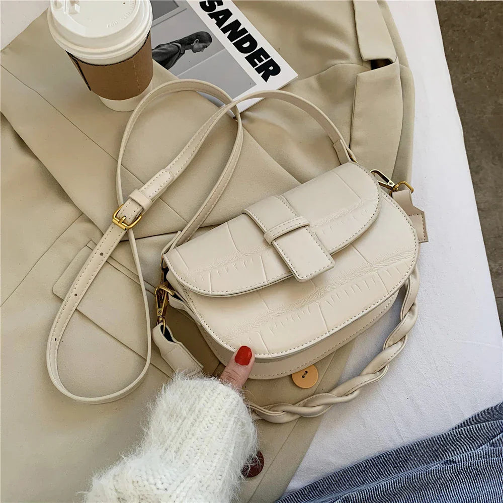 Toptrends Saddle Small Shoulder Crossbody Bags For Women