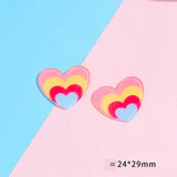 Cartoon rainbow love butterfly acrylic sheet diy cream