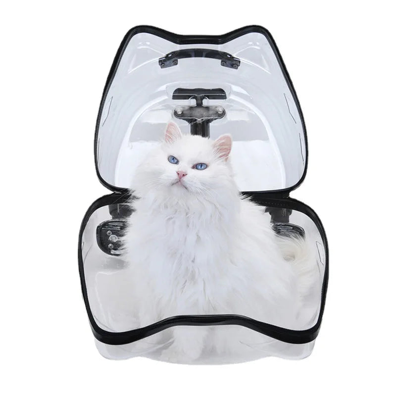 Cute Handbags Wheels Cats Carriers Animal Kitten Carrier