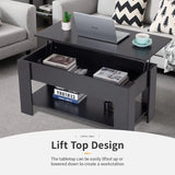 FDW Lift Top Coffee Table with Hidden Compartment