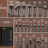 MAANGE Full Makeup Tools Kit 25pcs Foundation Concealer