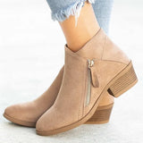 Women Booties 2023 Autumn Suede chelsea Boots Women