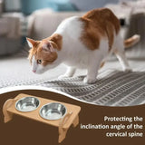 Double And Food Bowls Feeder & Stainless For