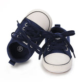 2023 New Baby Casual Shoes 4-color Lace-up Canvas