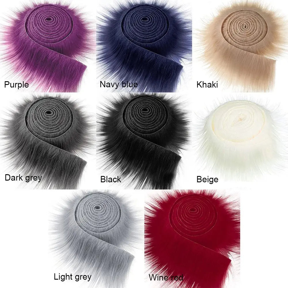 Apparel Sewing Trimming Fluffy Soft Long Plush Fur