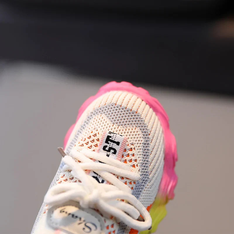 Summer Children's Sneakers 2024 New Mesh Breathable Small
