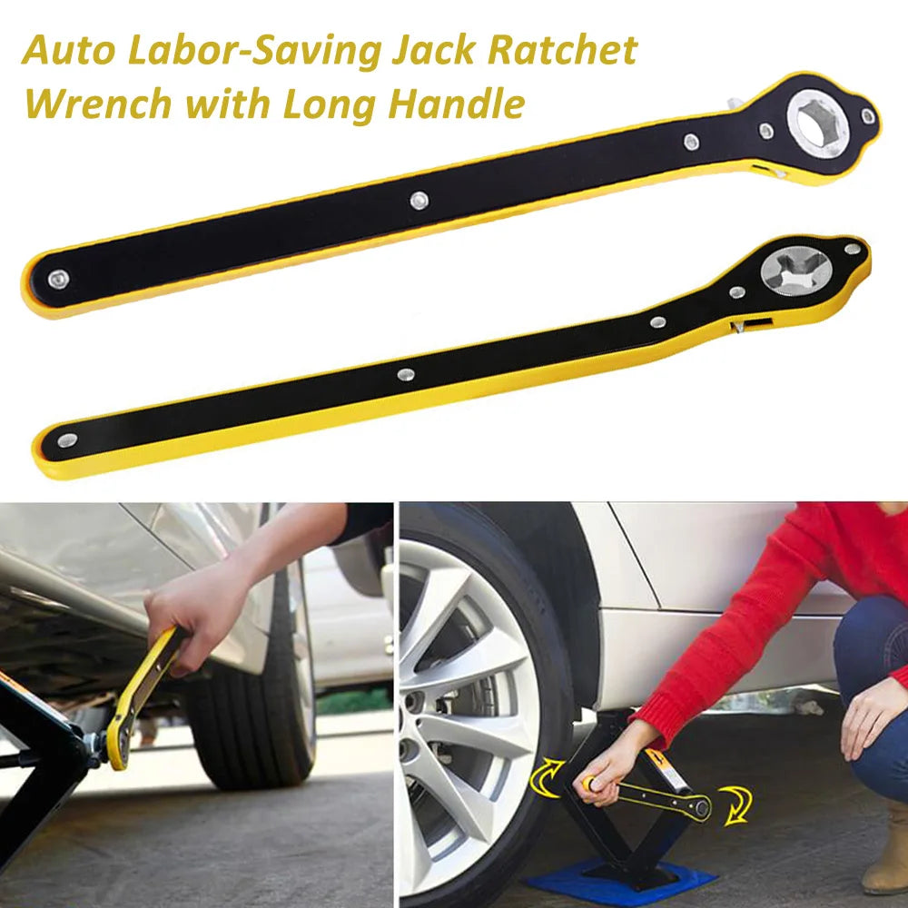 Laborsaving Jack Ratchet Wrench Car Jack Lift Speed