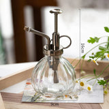 Glass Embossed Air Pressure Gardening Small Watering Can