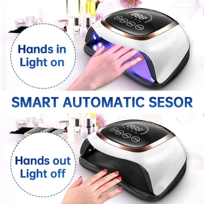 168W 42LEDs Nail Drying Lamp For Manicure Professional