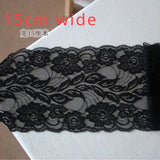 Elastic Hollow Floral Embroidery Lace Ribbon, DIY Apparel