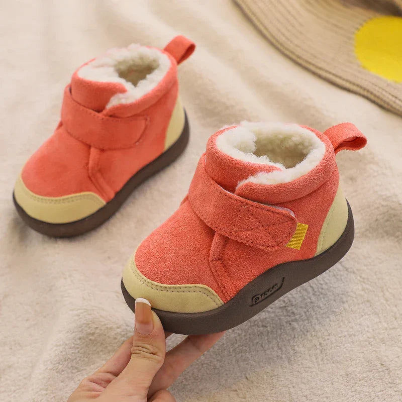 Winter Toddler Kids Girls Snow Boots Plush Warm
