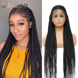 36 Inch Braid Wigs Lace Front Wig Cornrow