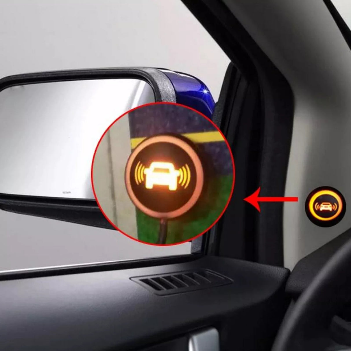 2Pcs Car Blind Spot Detection System BSD Warning