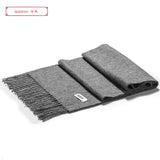 High Quality 100 Wool Scarf Men Autumn Winter