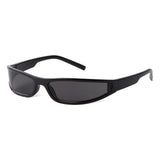 Fashion Mirror Sport Sunglasses Women Men Y2K Rectangle