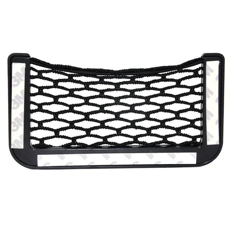 1pcs2pcs Car Organizer Storage Bag Auto Paste Net
