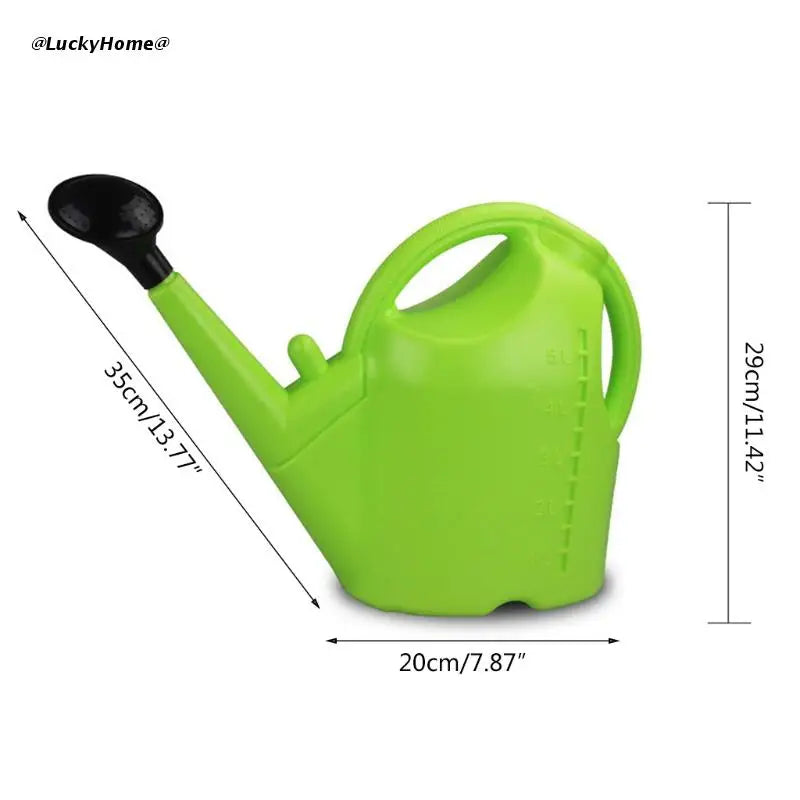 Large Capacity 5L Watering Can Long Spout Portable