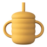 Baby Silicone Cup Portable Drinking Straw Cup Children