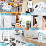 Pocket Mini Printer, Portable Bluetooth Thermal Printer for