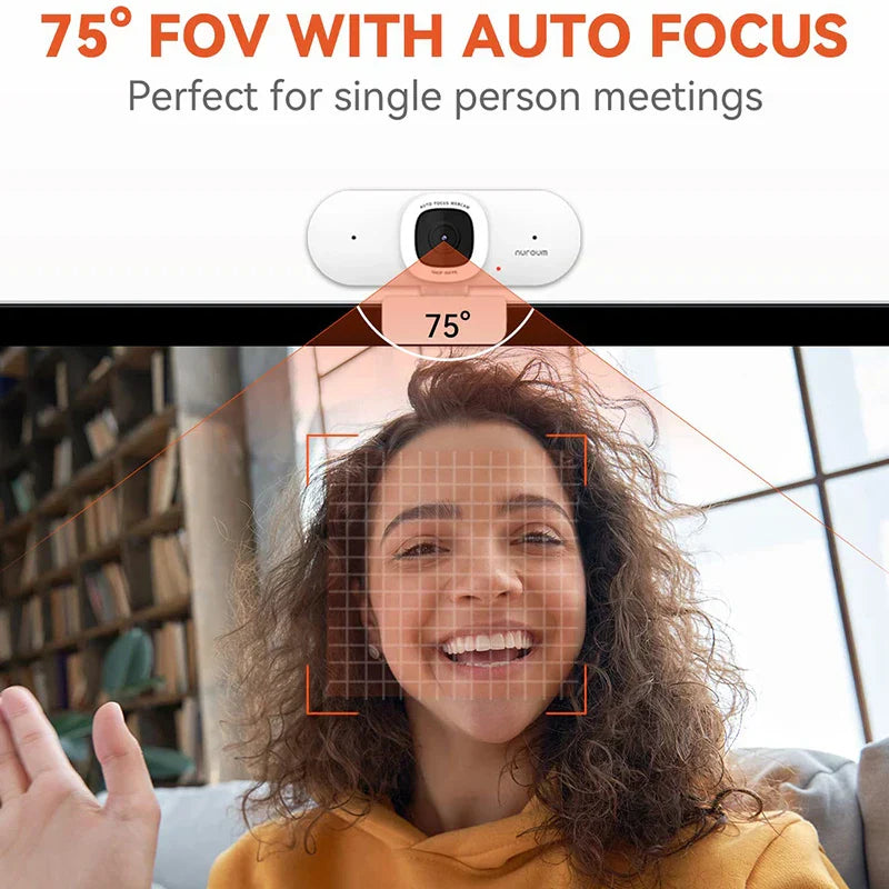 NUROUM V15AFL 2K Full Hd Webcam Auto Focus