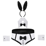 Mens Waiter Tuxedo Lingerie Sexy Cosplay Costume Role