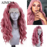 AIMEYA High Temperature Fiber Lace Wigs for Women