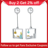 Lotus Fun Real 925 Sterling Silver Lazy Cat