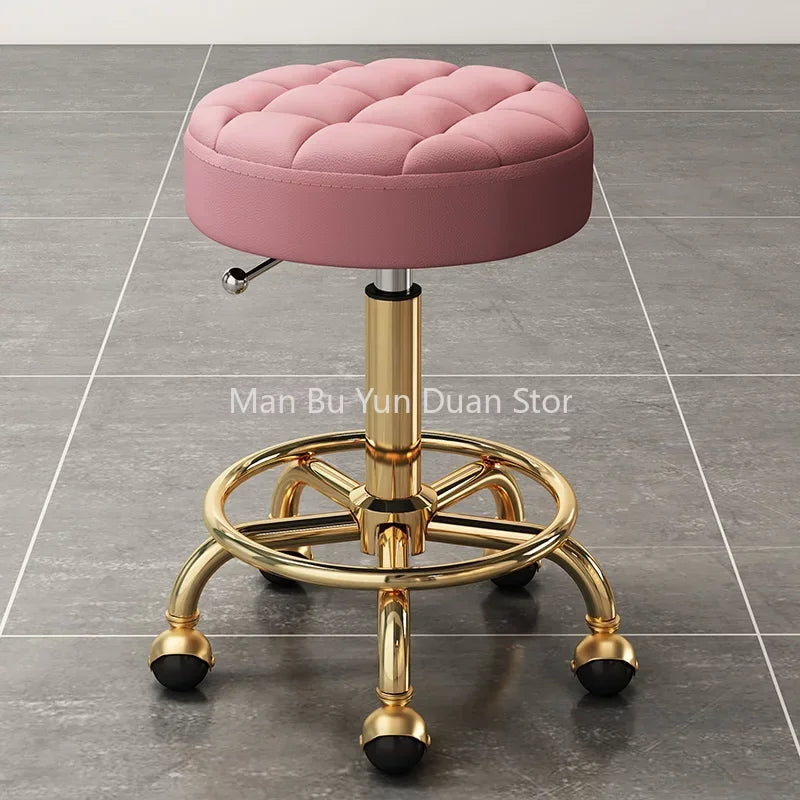 Barber Comfortable Hairdressing Chairs Gold Beauty Chair Furniture