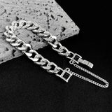 Kpop Stainless Steel Metal Chains Bracelets For Women