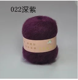 6 Balls Angora Mohair Wool Yarn for Knitting