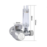 Aquarium CO2 regulator, aquarium aluminum alloy simple single