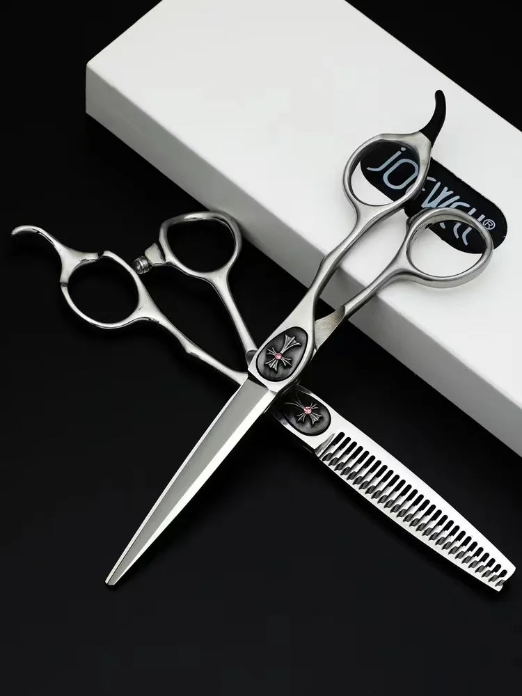 JOEWELL Professional Cobalt-5.5/ SCC-6.0 Inch Hair Barbers Tools