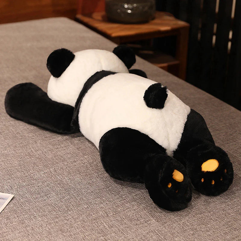 60cm-120cm Giant Panda Plush Toys Soft Sleep Pillow